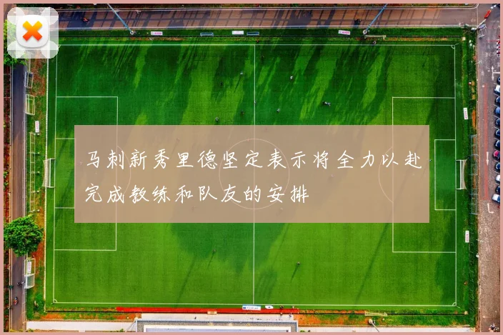 马刺新秀里德坚定表示将全力以赴完成教练和队友的安排